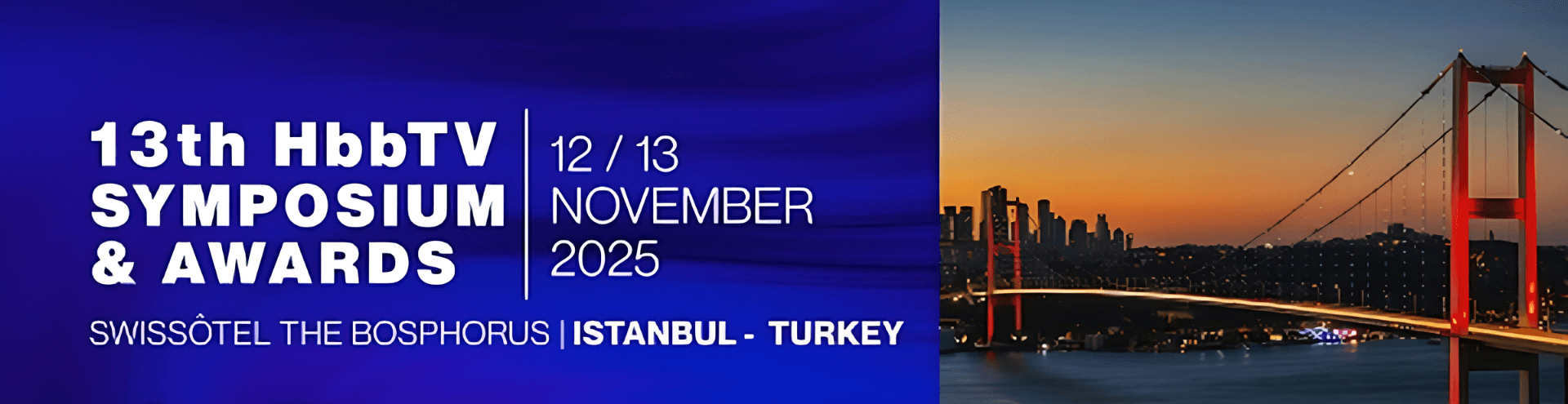 Meet us at 13th HBBTV Symposium and Awards